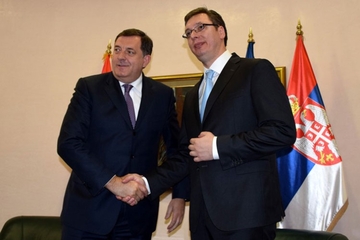 Sastanak Dodika i Vučića u Beogradu