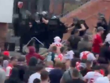 U neredima pred utakmicu Zvezda-Linkoln povrijeđeno nekoliko policajaca