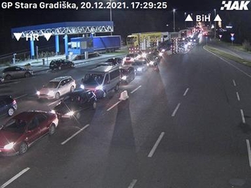 Na GP Gradiška pojačan saobraćaj teretnjaka