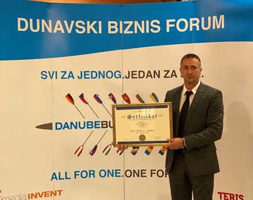 Draganu LJubinkoviću priznanje Dunavskog biznis foruma 