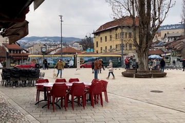 Puste ulice u Sarajevu, zatvoreni kafići, policijski čas