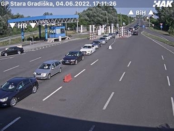 Pojačan saobraćaj na prelazu Gradiška u oba smjera