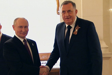 Srdačan susret Dodika i Putina u Moskvi