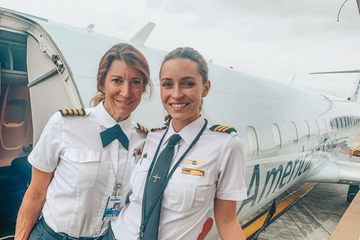 Mama i ćerka se upisale u savremenu istoriju: One su prvi ženski porodični pilotski duo u svijetu