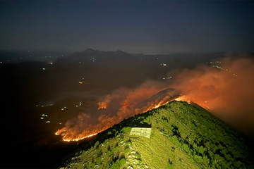 Ćuk: Malo bolja situacija na požarištu u okolini Trebinja