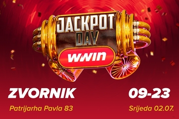 JACKPOT DAY u WWin poslovnici ZVORNIK! 
