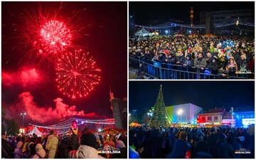 Bijeljinci Novu godinu dočekali uz "YU grupu" (FOTO)