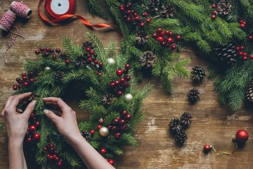 Kako da napravite novogodišnji vijenac od ofingera