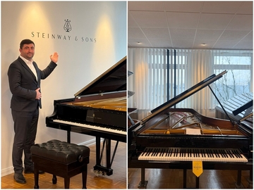 Ljubiša Petrović otišao u Hamburg po klavir od pola miliona KM: “Istorijski momenat za naš grad” (FOTO)