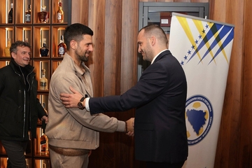Zeljković ugostio Đokovića, Čeferina i ostale predstavnike UEFA-e