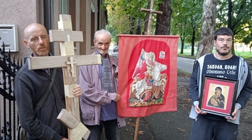 U Bijeljinu stigli učesnici “Krsnog hoda za Republiku Srpsku"