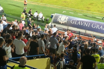 Haos na tribini u Podgorici zbog „uljeza“ u Zvezdinom dresu, reagovala policija