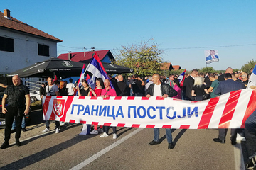U Pelagićevu održan skup podrške "Granica postoji"
