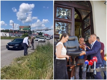 Tri dana performansa u Banjaluci: Dodik kosi, Draško stolice nosi...