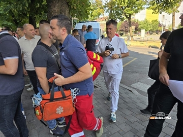 Bijeljina: Nakon izricanja presude za ubistvo stigla Hitna u sud (FOTO)