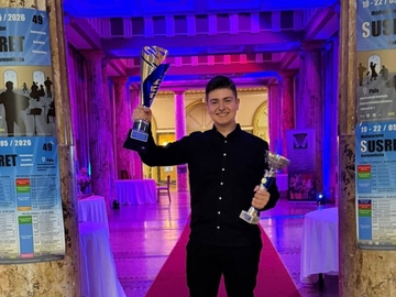 Svjetski šampion harmonike Đorđe Perić na festivalu u Јekaterinburgu