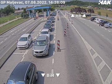 Gužve na više graničnih prelaza u BiH