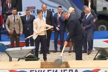 Položen kamen temeljac za HE "Buk Bijela": Novi početak u odnosima Srpske i Srbije