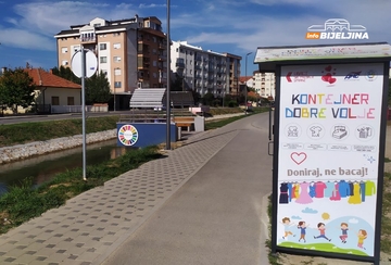 Kontejner dobre volje u Bijeljini: Ne bacajte odjeću, već je donirajte (FOTO)