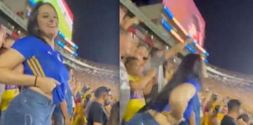 Atraktivna navijačica proslavila gol tako što je pokazala grudi (VIDEO)