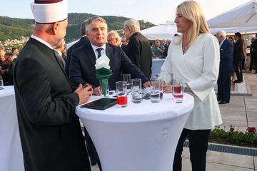 Cvijanovićeva na bajramskom prijemu kod reisa Kavazovića (FOTO)