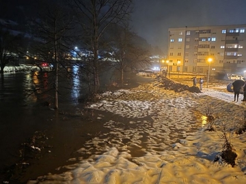 Na području opštine Foča u porastu vodostaji Drine, Ćehotine, Bistrice