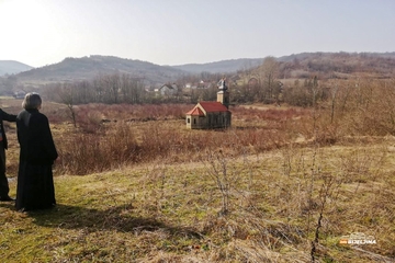 Pomoć stigla i iz Semberije, Majevice i Podrinja: Mještani Rastošnice obnavljaju stari hram koji je bio potopljen (FOTO)