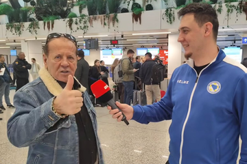 Navijači BiH krenuli za Vels: Sejo Brajlović u koferu ponio pečeno jare (VIDEO)