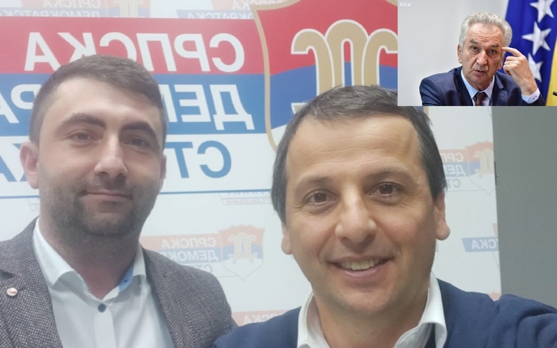 Dok je SDS bilježio debakl u Bijeljini, gradonačelnik Petrović na tribini kod Vukanovića