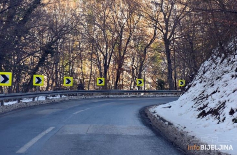 OPREZ, POLEDICA U VIŠIM PREDJELIMA