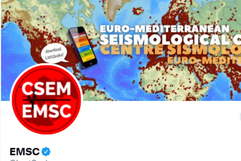 EMSC blokira naloge na Twitteru zbog lažnih predviđanja