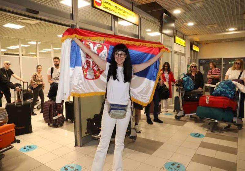 KONSTRAKTA STIGLA U BEOGRAD "Srce je jače kucalo nego što treba, nisam očekivala ovo"