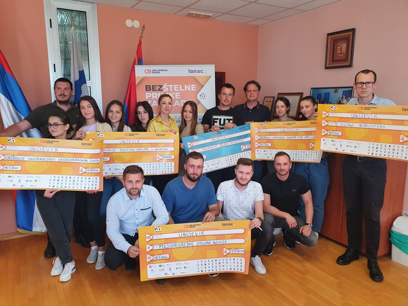 Ugljevik: Potpisano pet projekata Omladinske banke u vrijednosti 14.500 KM
